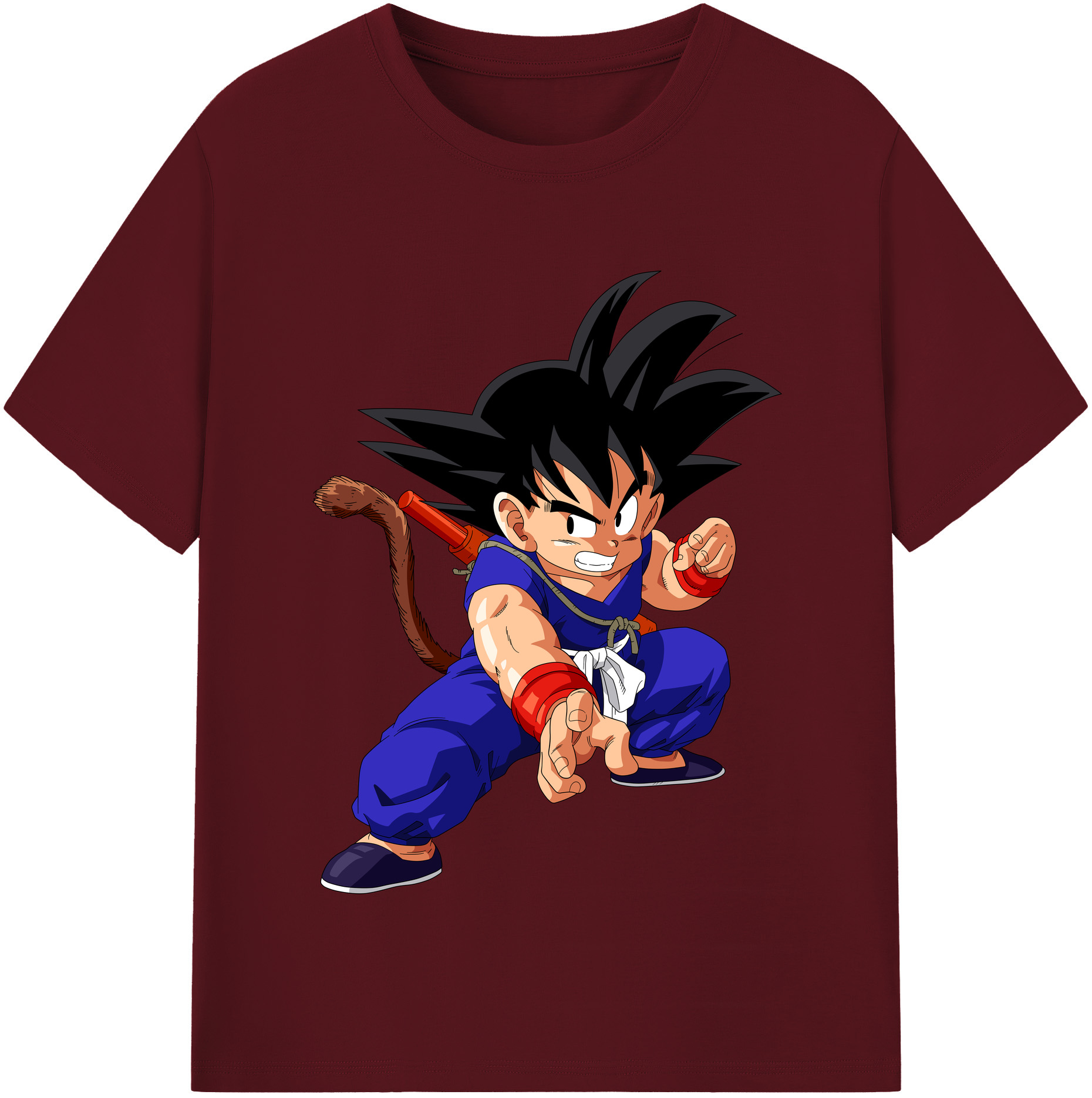 （画像用） ドラゴンボール 孫悟空（そん ごくう）Son Goku カカロット DRAGON BALL Kakarotto 綿100％半袖Tシャツ（フロントプリント）